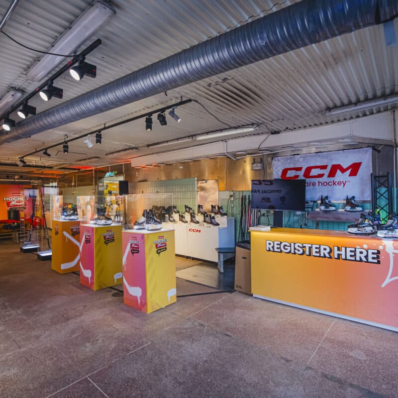 CCM hockey house