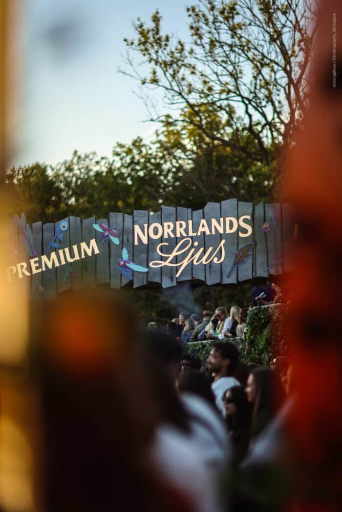Norrlands Ljus Premium Portal LED-skylt Rosendal Garden Party