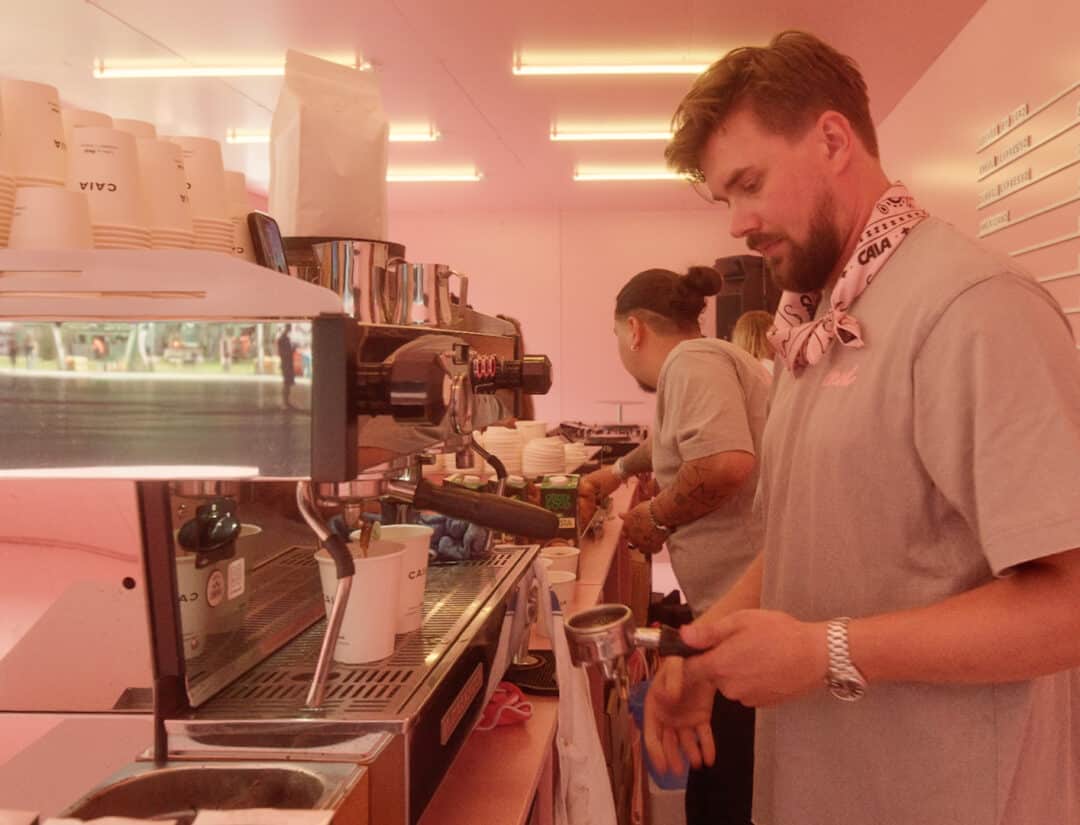 Caia Café Way out West 2026 Festivalaktivering