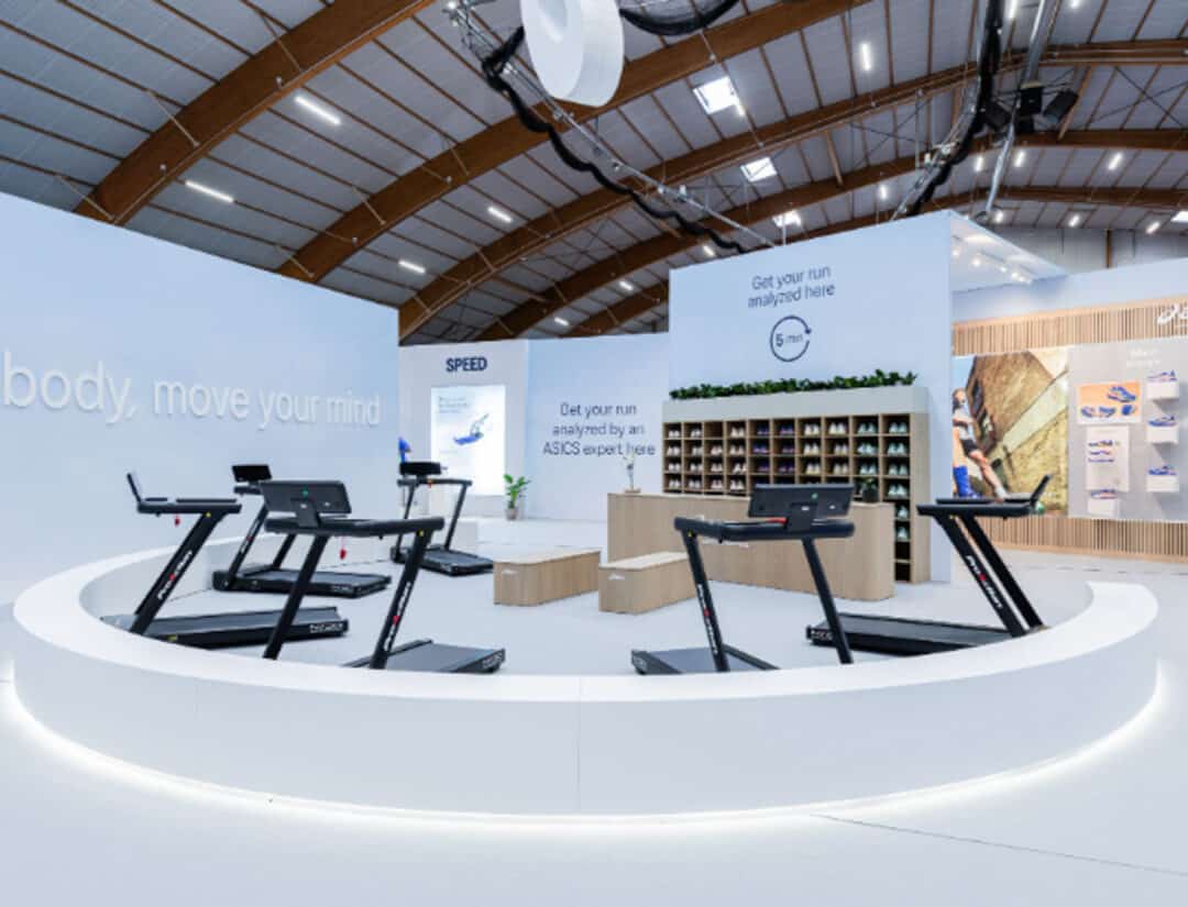 Asics Showroom Expo Specialbyggd inredning